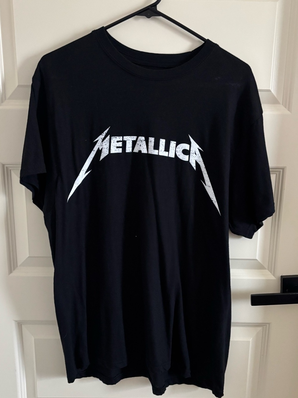 Black Metallica Logo Tee